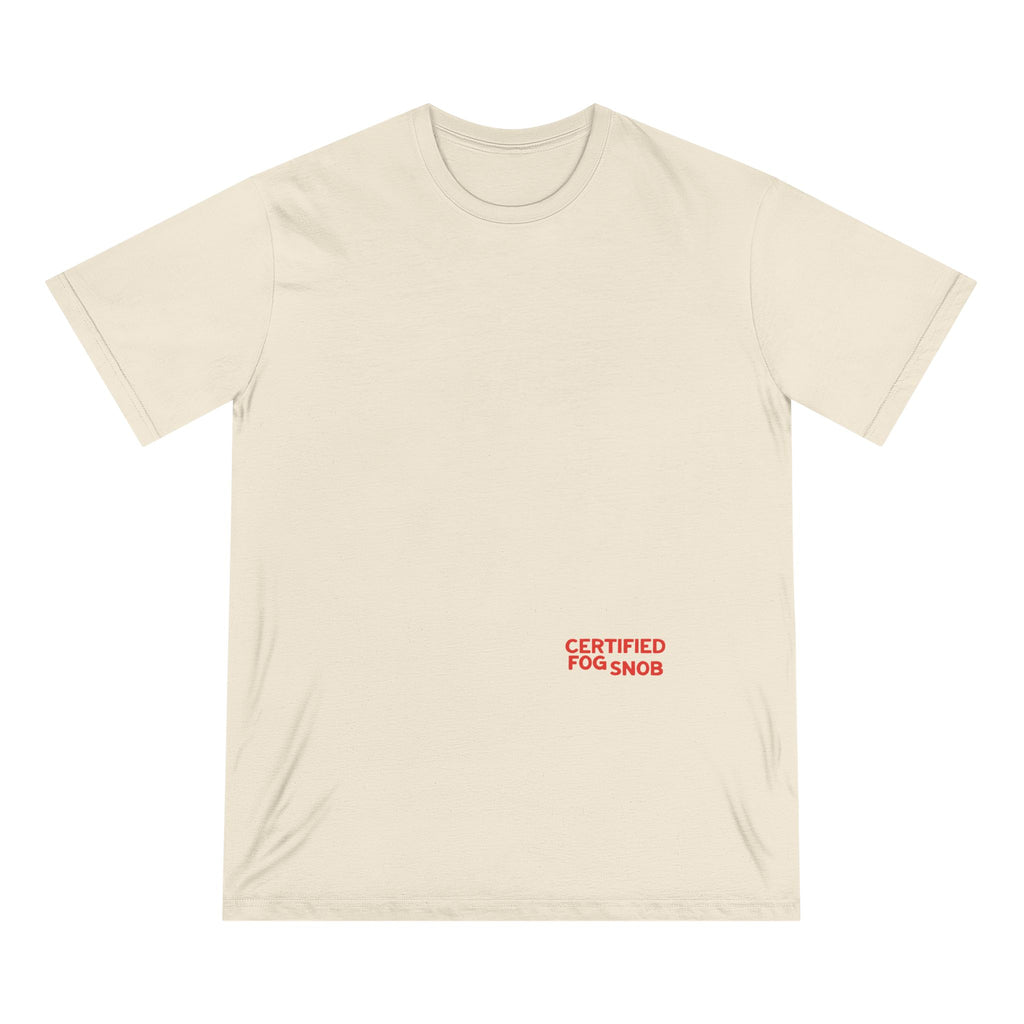 Certified Fog Snob | Unisex Organic Cotton T-Shirt | San Francisco Fog Graphic Tee