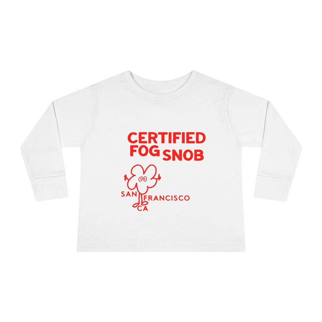 Certified Fog Snob | Toddler Long Sleeve Tee
