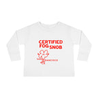 Certified Fog Snob | Toddler Long Sleeve Tee