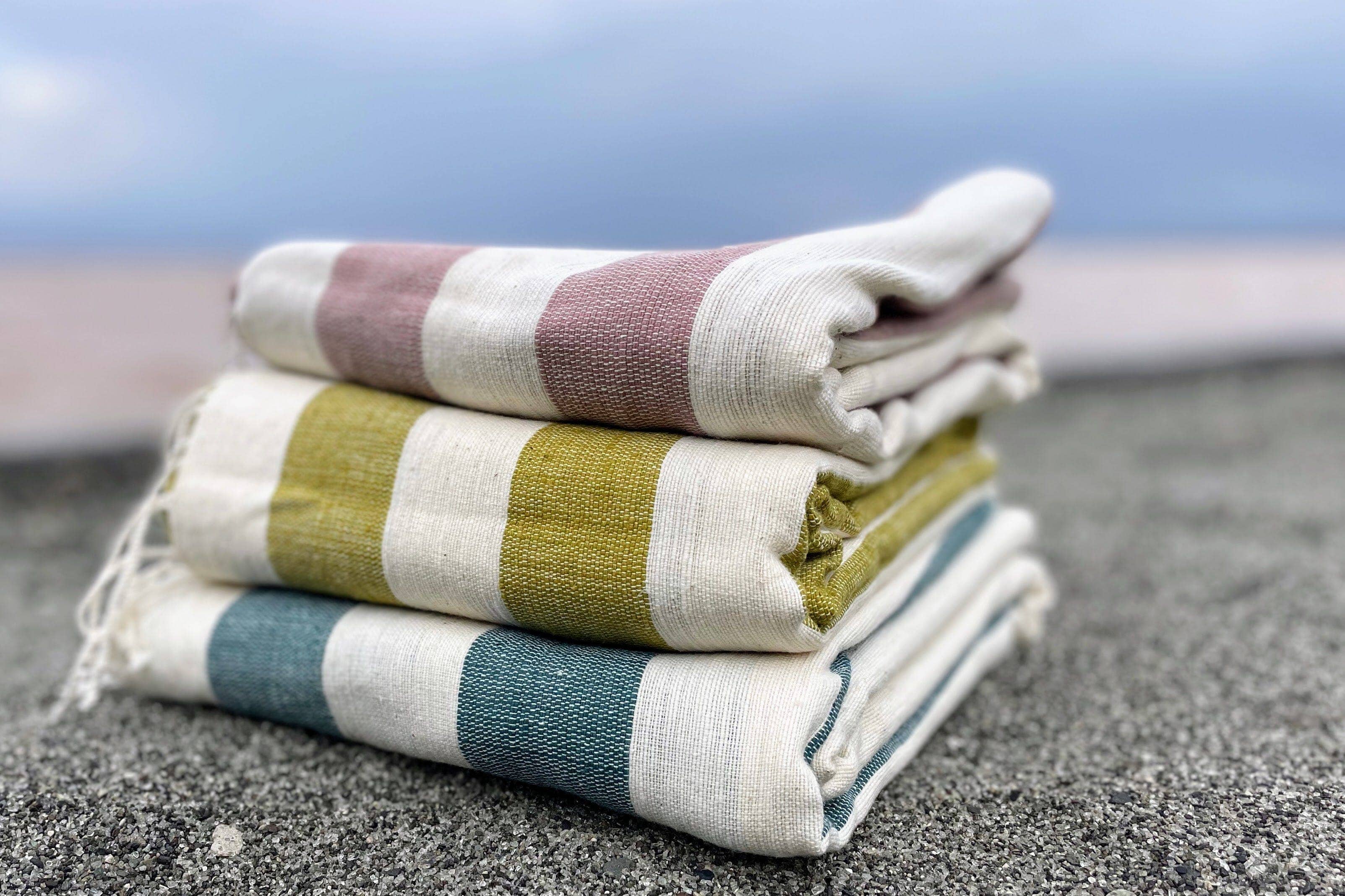 Omo handwoven Ethiopian cotton beach & bath towel