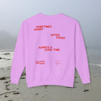Certified Fog Snob | Adult Cotton Crewneck | Sometimes Sunny Often Foggy Always A ... Good Time