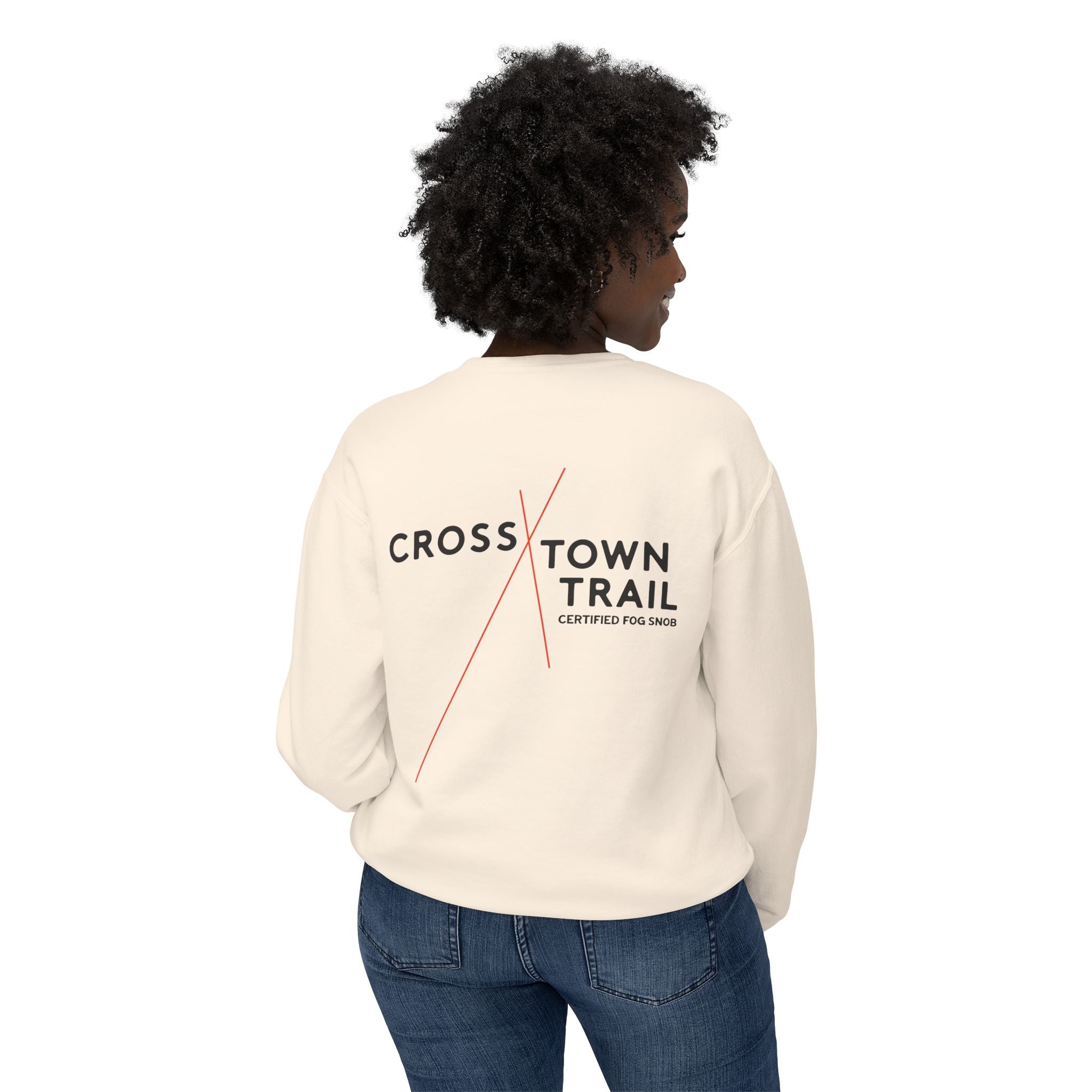 Certified Fog Snob | Adult Unisex Crewneck Sweatshirt | Crosstown Trail