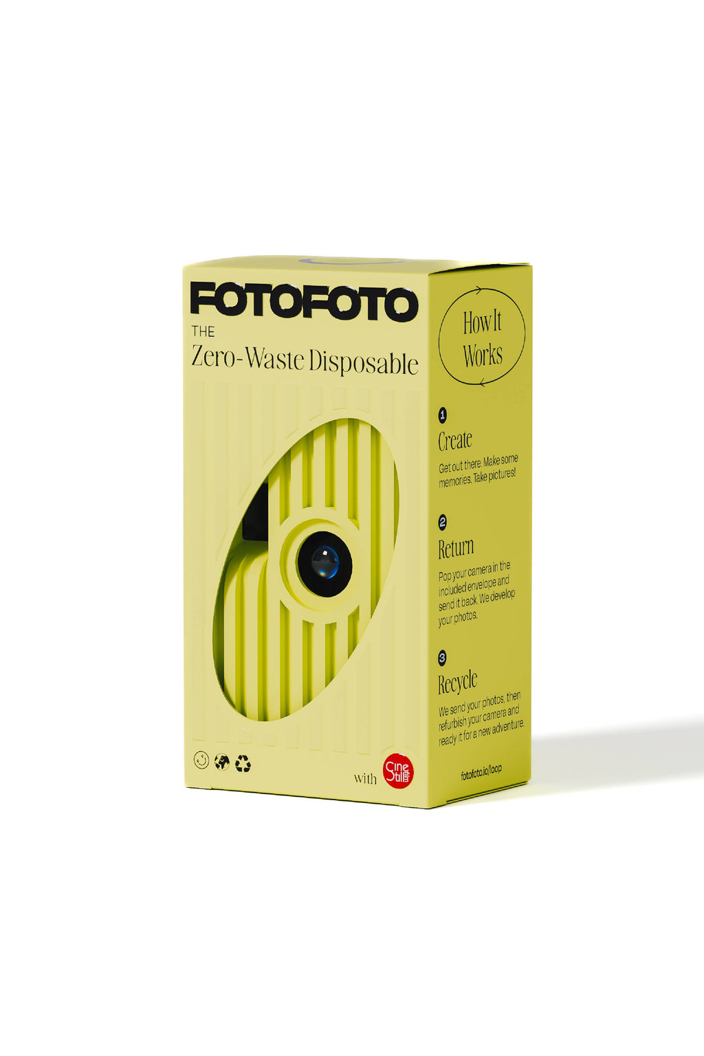 Fotofoto "Yuzu" | Sustainable Disposable Camera