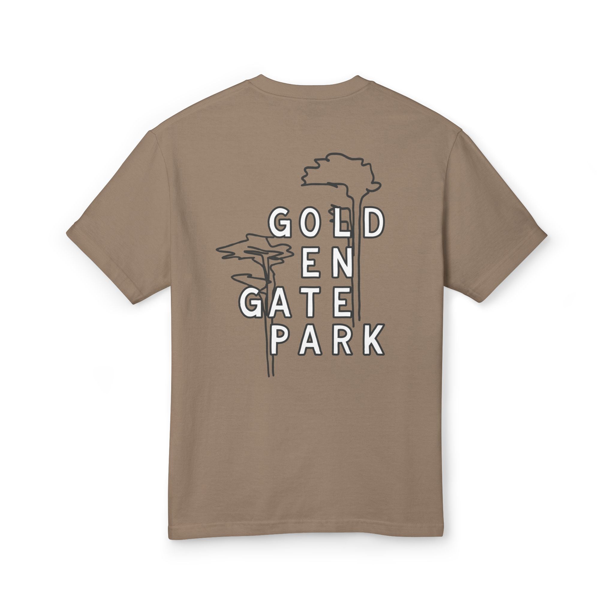 Golden Gate Park Sketch T-Shirt | Gold-en Gate Park