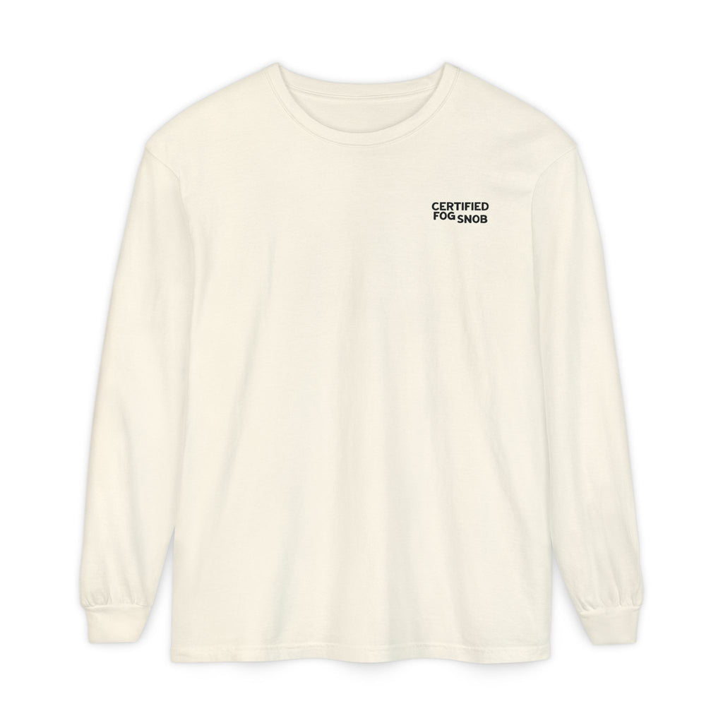 Certified Fog Snob | Unisex Adult Long Sleeve Tee | Often Foggy, Sometimes Sunny