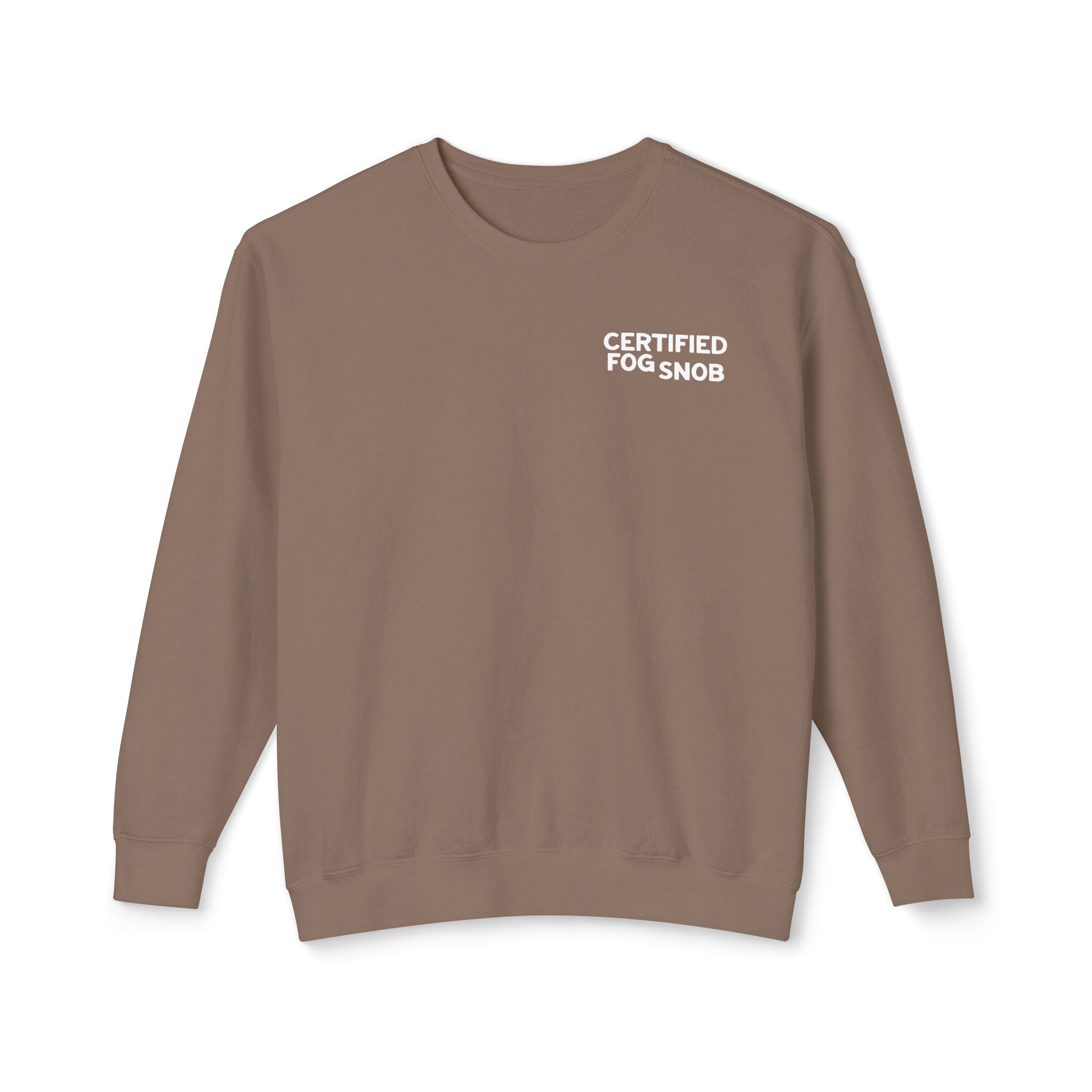 Certified Fog Snob | Adult Unisex Crewneck Sweatshirt | Crosstown Trail