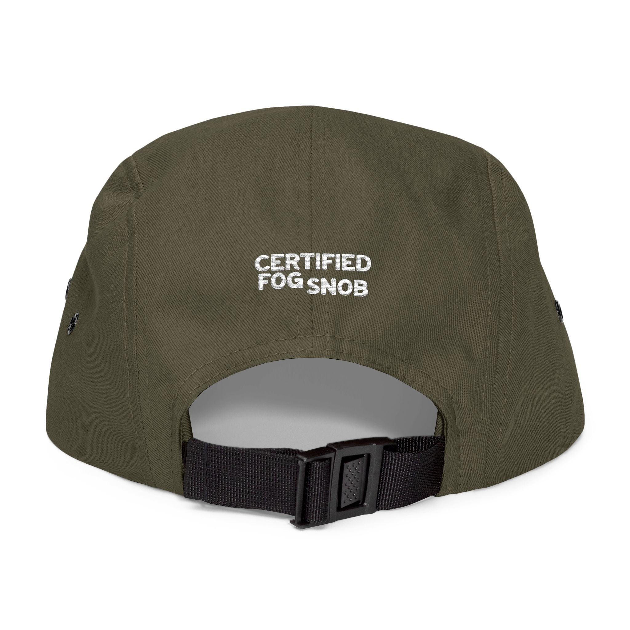 Certified Fog Snob | Embroidered Cotton Hat | Redwood Trees