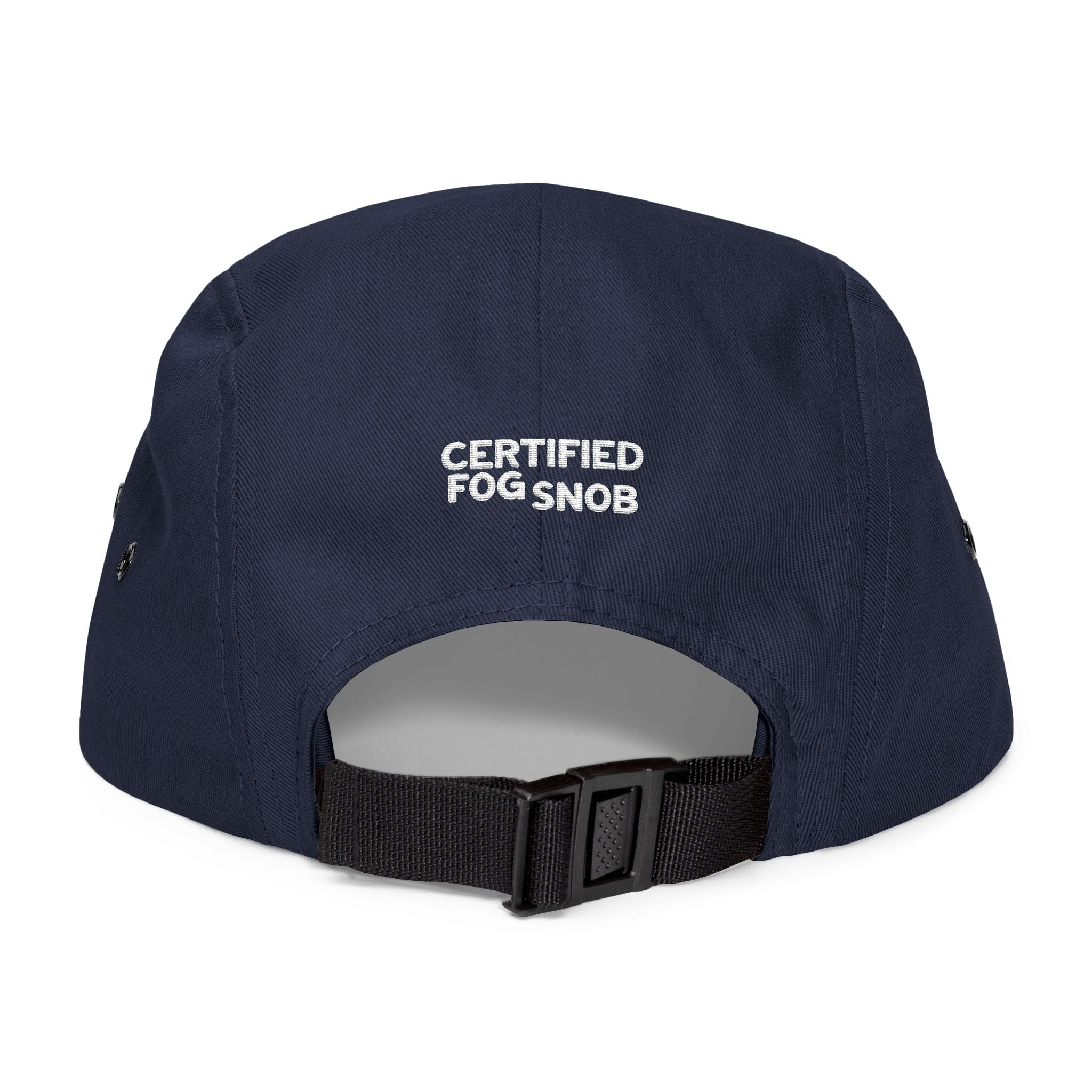 Certified Fog Snob | Embroidered Cotton Hat | Redwood Trees