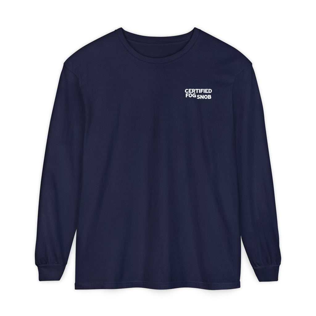 Certified Fog Snob | Unisex Adult Long Sleeve Tee | Often Foggy, Sometimes Sunny