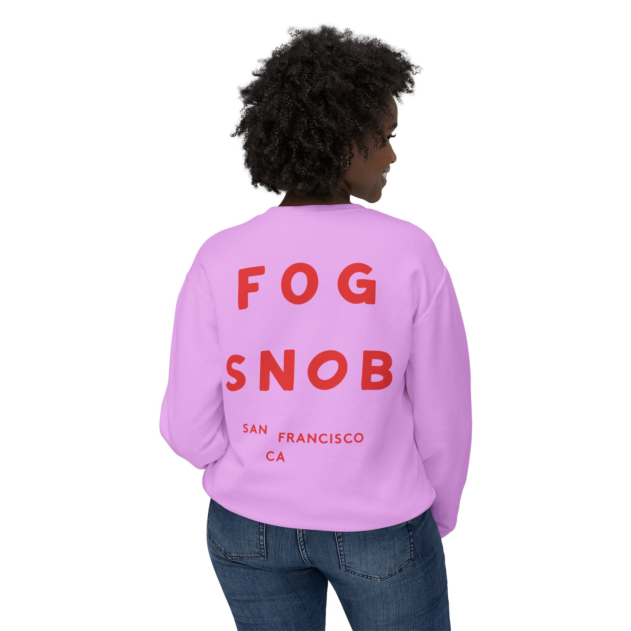 Fog Snob | Unisex Adult Cotton Crewneck Sweatshirt