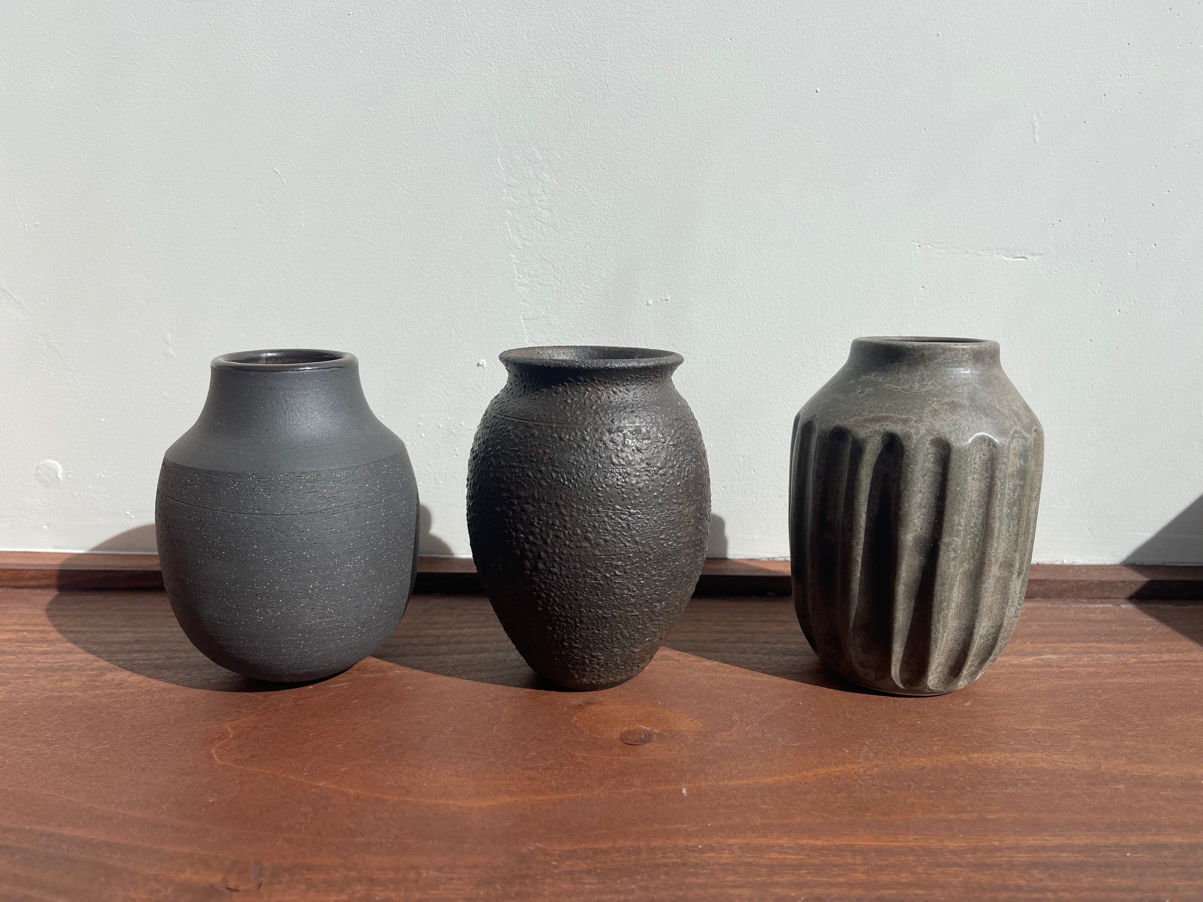 Ceramic Vase - Ribbed