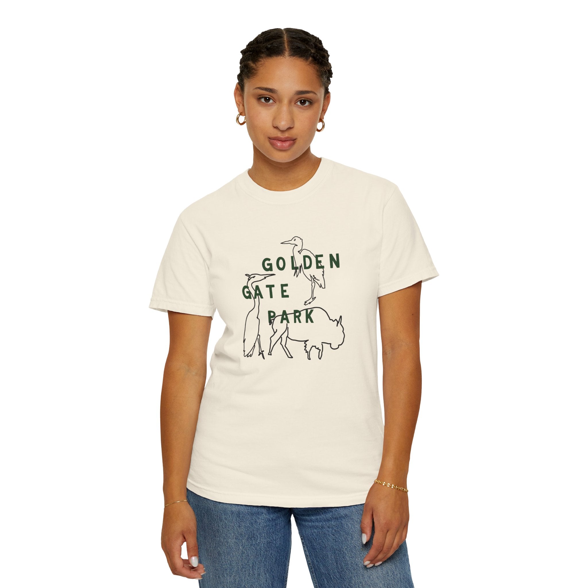 Golden Gate Park Wildlife | Adult Unisex T-Shirt | Where the bison roam