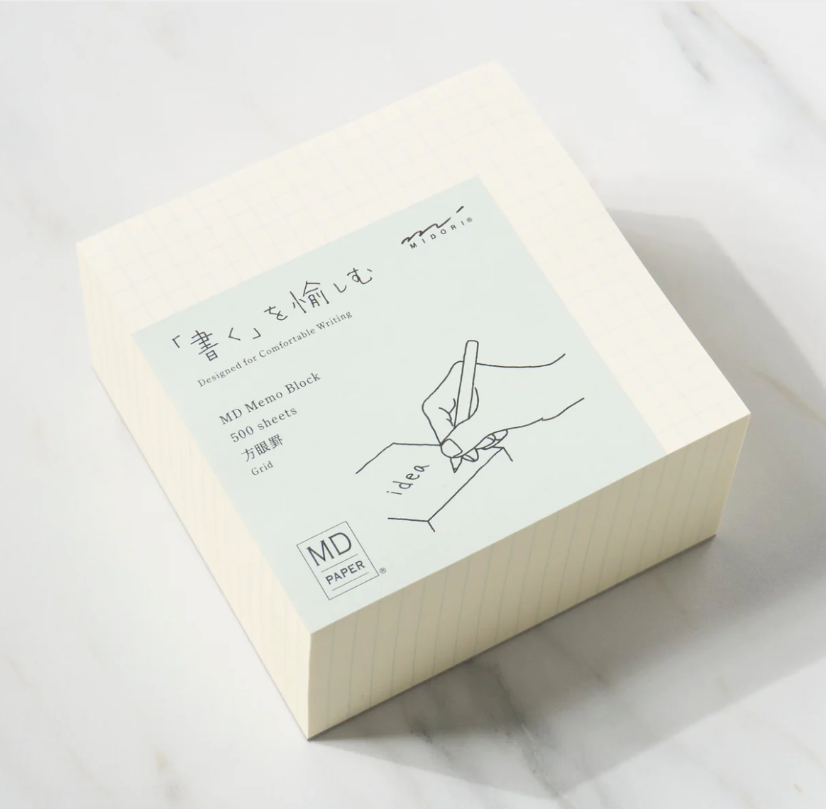 Midori MD Memo Block - High-Quality Japanese Paper (500 Sheets)