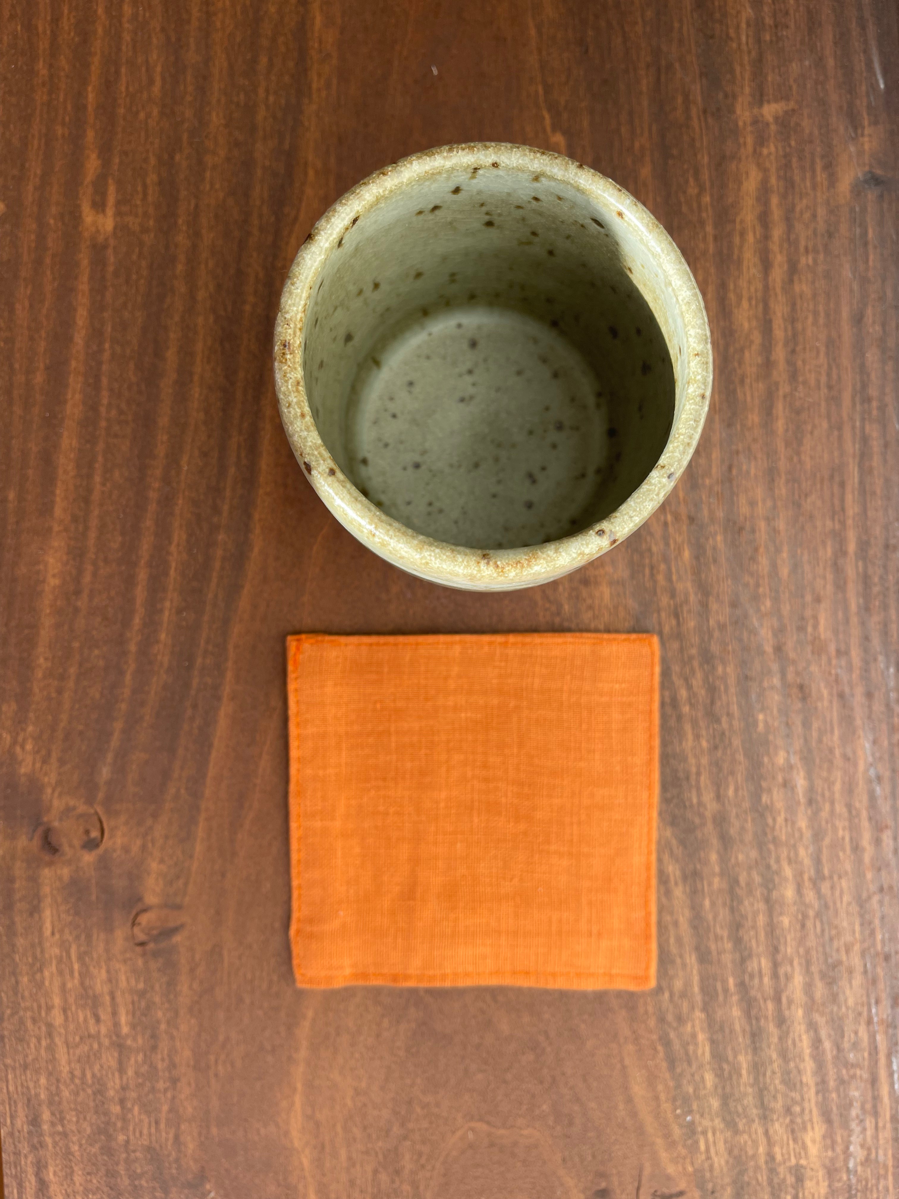 Linen Drink Coasters - Pack of 4