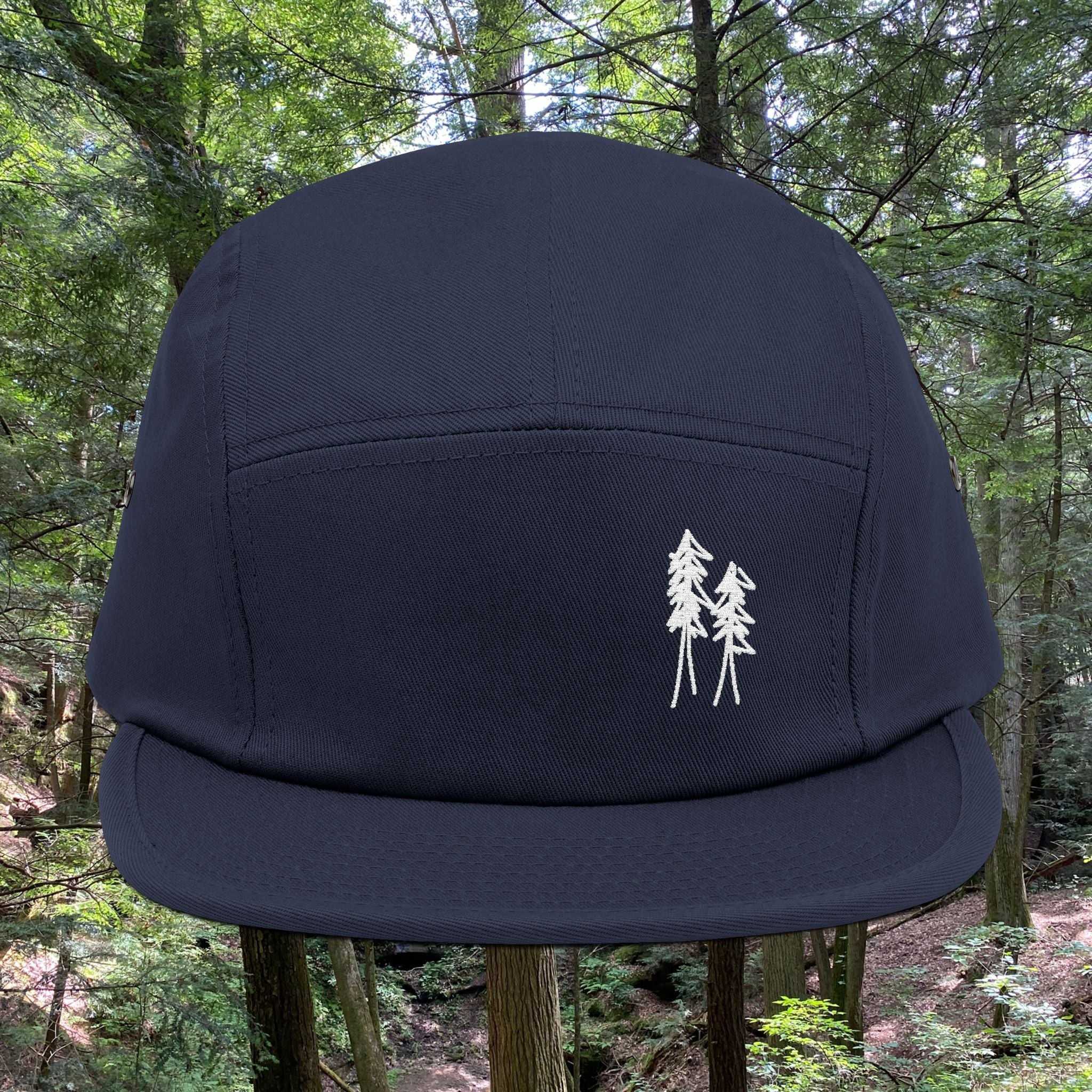 Certified Fog Snob | Embroidered Cotton Hat | Redwood Trees