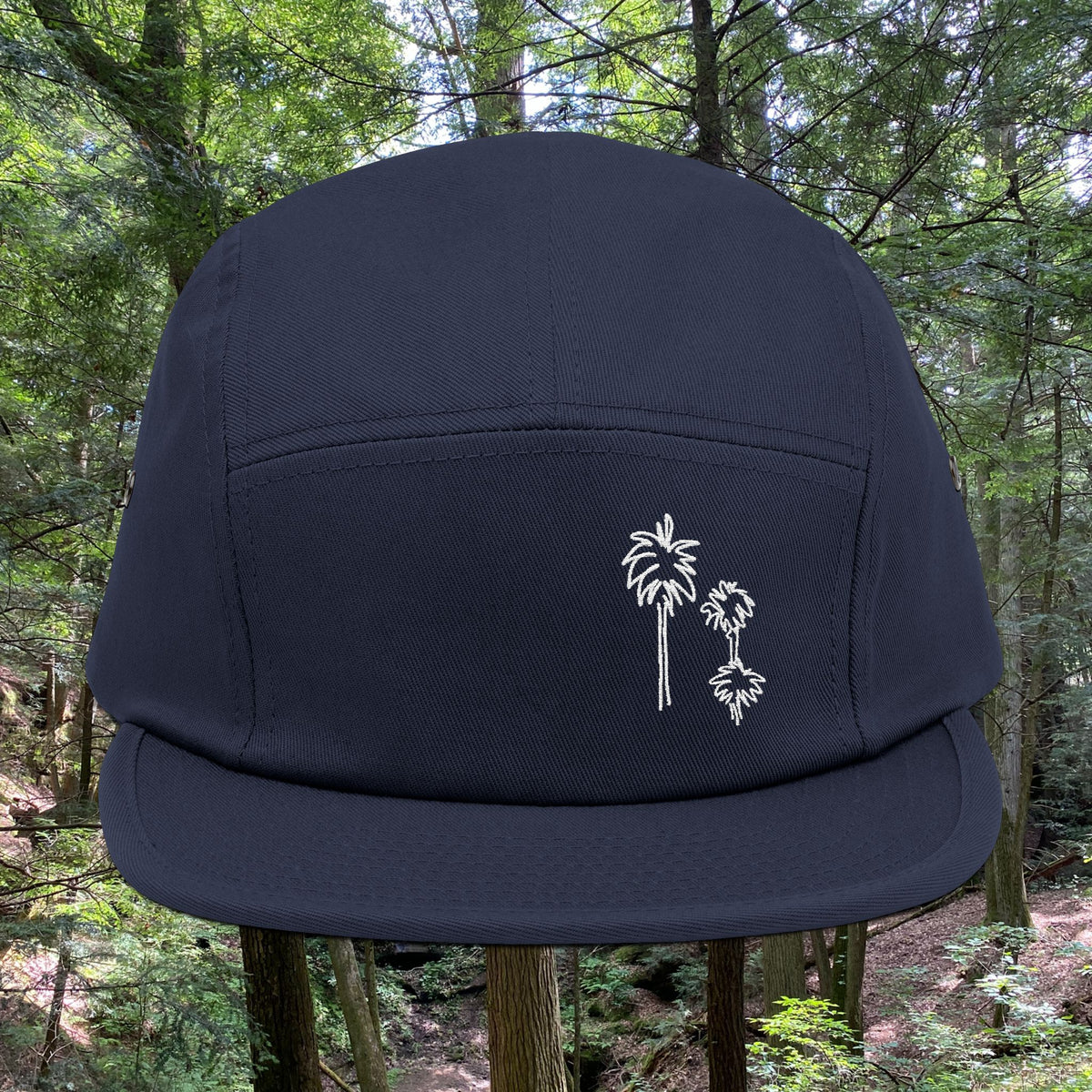 Certified Fog Snob | Adult Embroidered Cotton Hat | Palm Trees