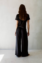 Organic Cotton Garment Dyed Crew Neck Top