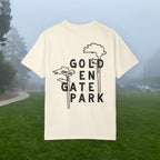 Golden Gate Park | Adult Unisex T-Shirt | Gold-en Gate Park Cypress Trees