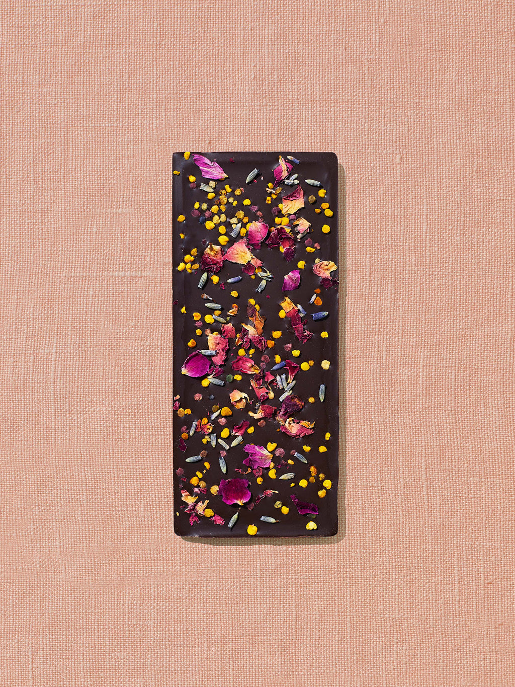 Lavender Rose Date-Sweetened Dark Chocolate