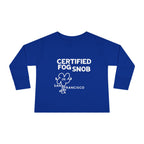 Certified Fog Snob | Toddler Long Sleeve Tee