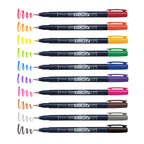 Fudenosuke Colors Calligraphy Brush Pens - 10-Pack