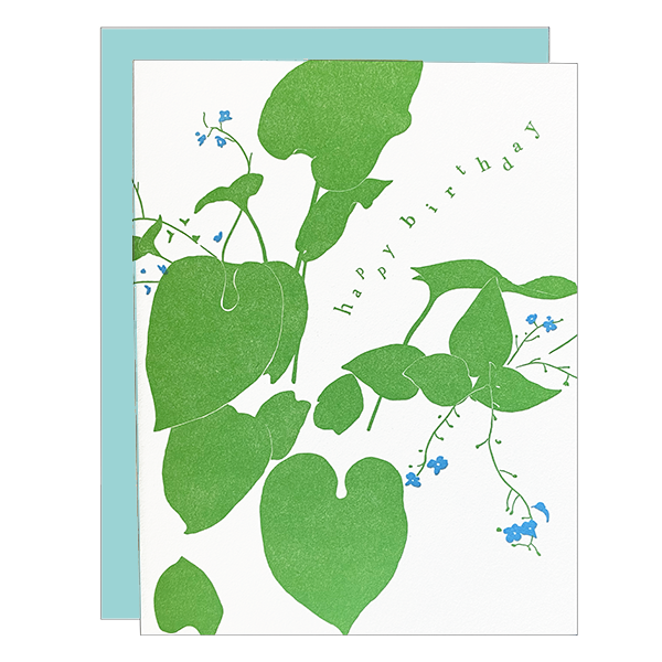 Forget Me Not Birthday Card