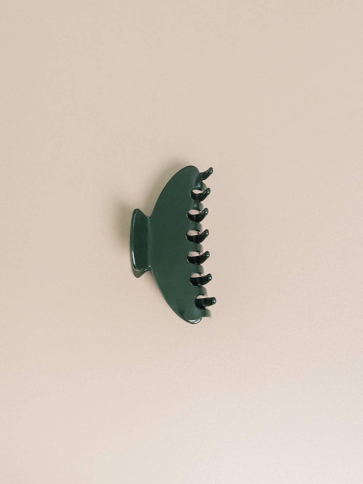 Hair Claw Clip | Mint | 5" Large Jumbo | Dark Green