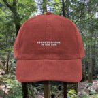 Big Sur | Corduroy Embroidered Hat | "I Forest Bathe in Big Sur"