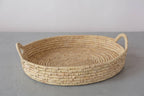 Oval Tray Basket, palm leaf