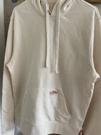 Adult Patch Hooded Sweatshirt - Cream