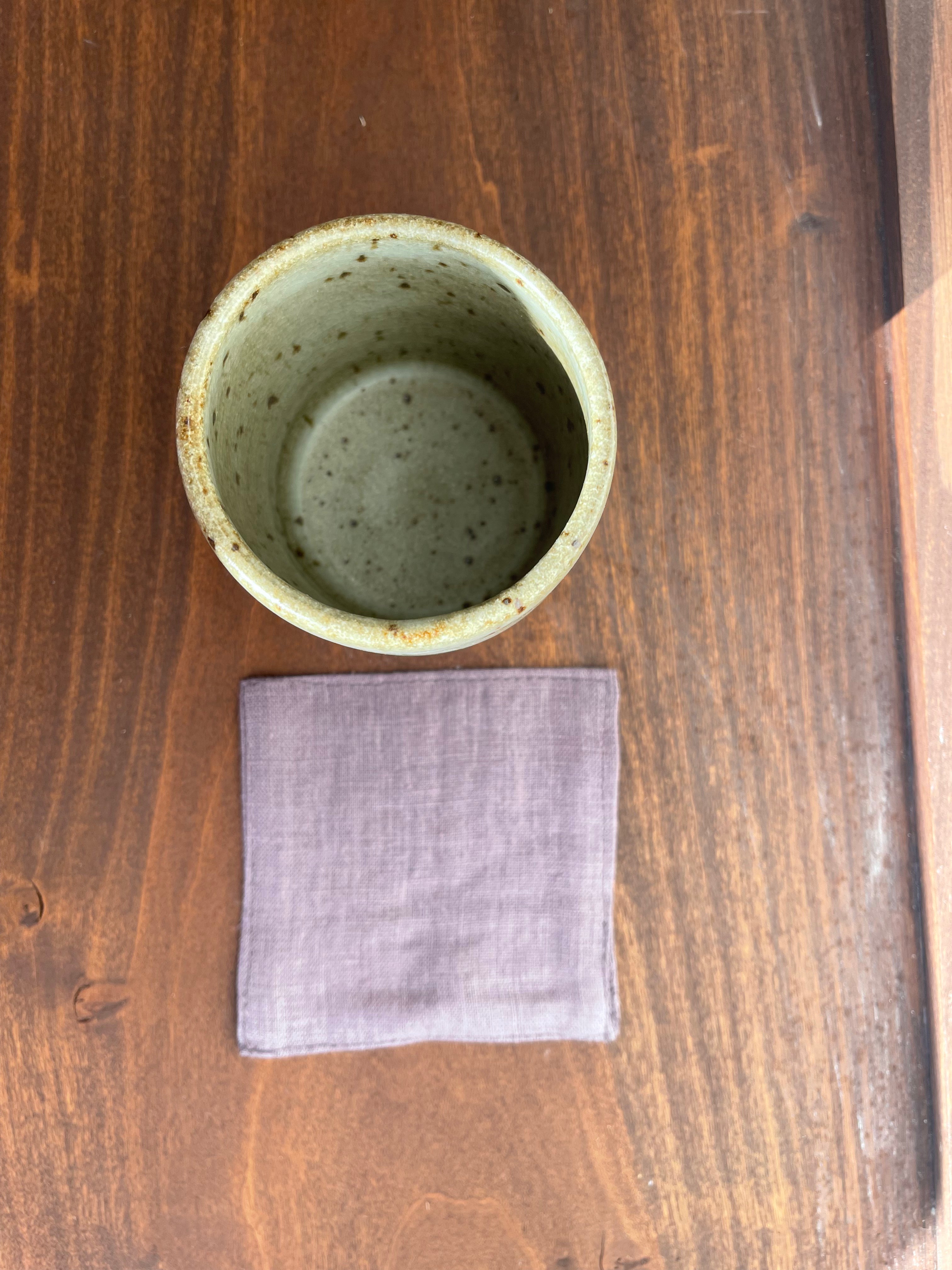 Linen Drink Coasters - Pack of 4