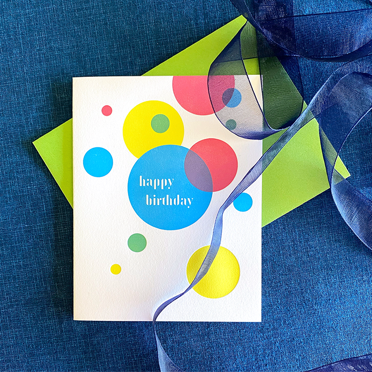 Birthday Bubbles Card