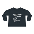 Certified Fog Snob | Toddler Long Sleeve Tee