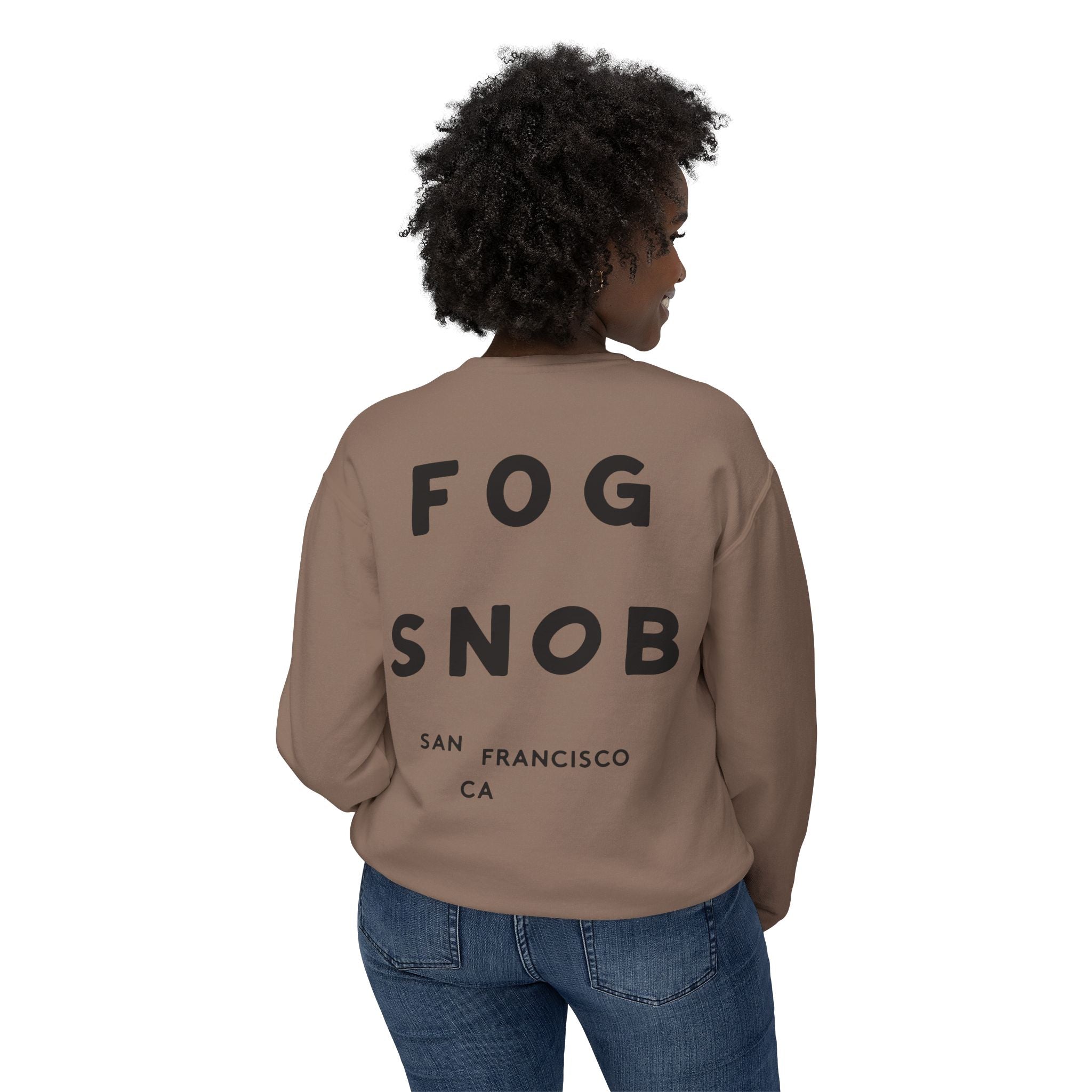 Fog Snob | Unisex Adult Cotton Crewneck Sweatshirt