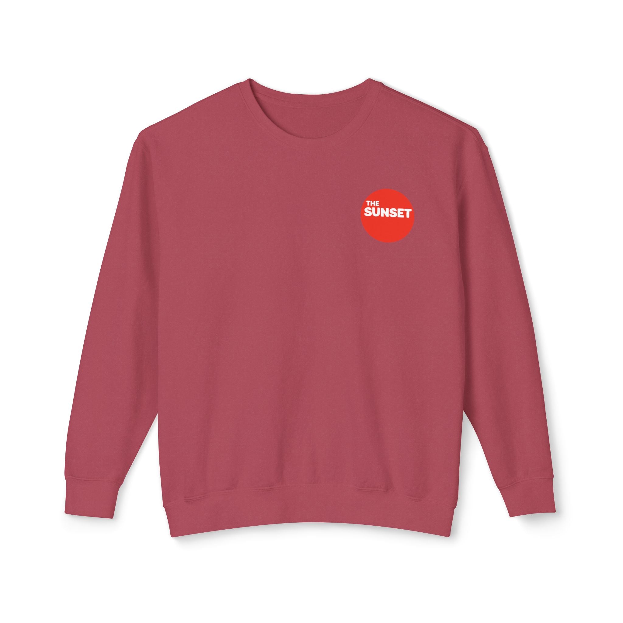 The Sunset | Unisex Adult Crewneck Sweatshirt | Always Foggy, Sometimes Sunny