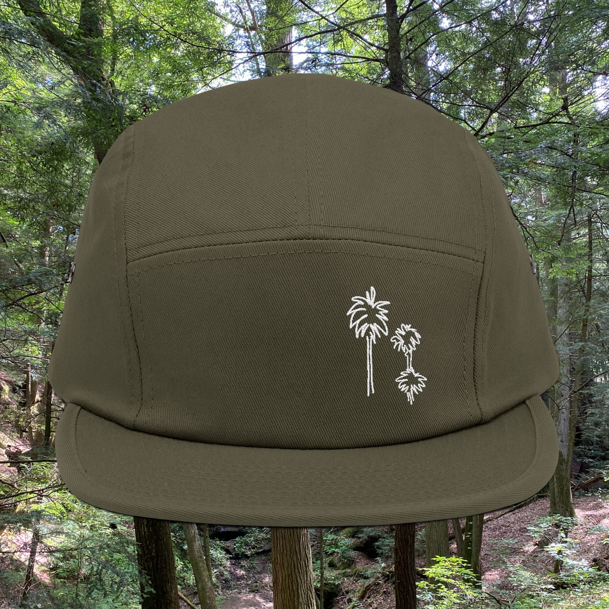 Certified Fog Snob | Adult Embroidered Cotton Hat | Palm Trees
