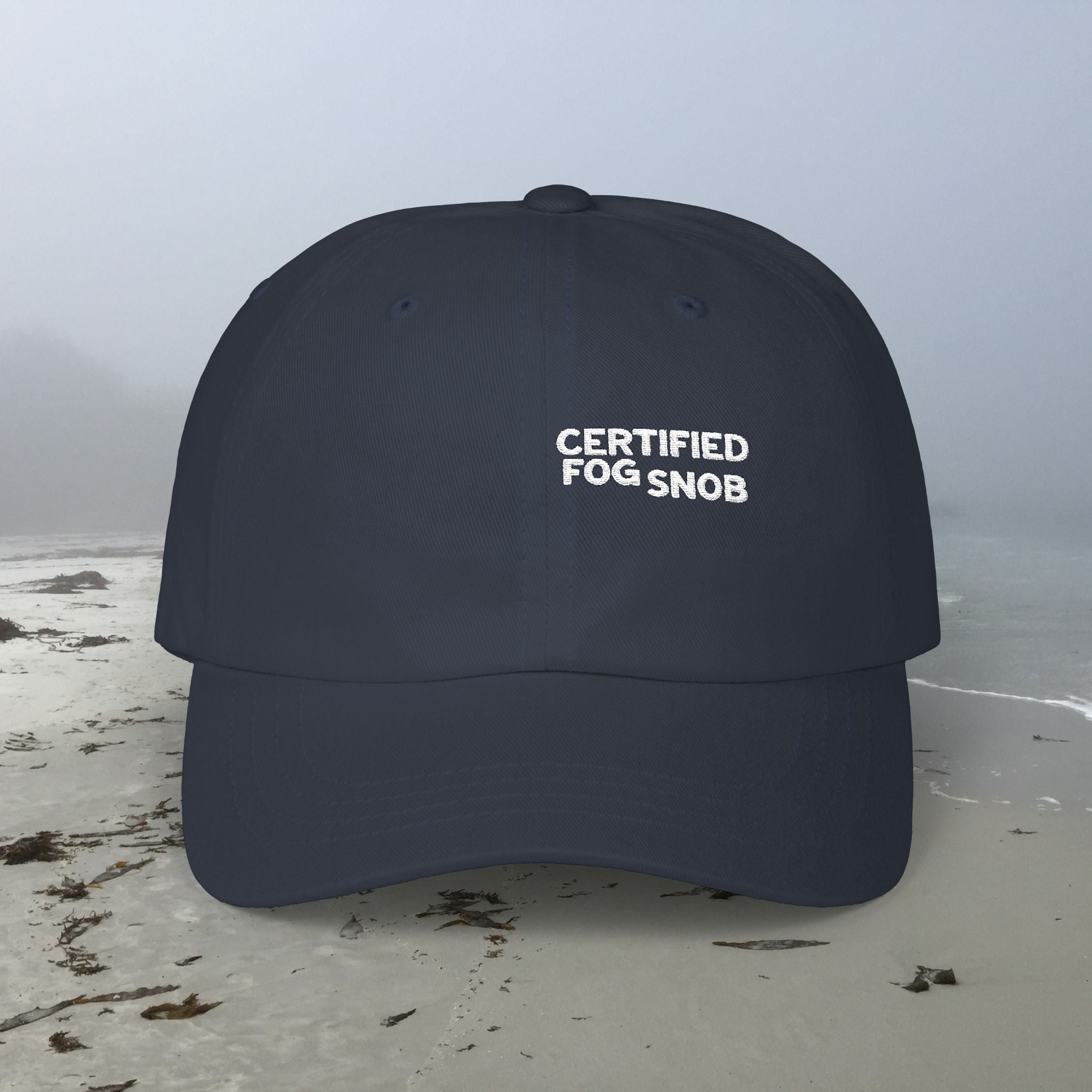 Certified Fog Snob | Embroidered Cotton Classic Cap