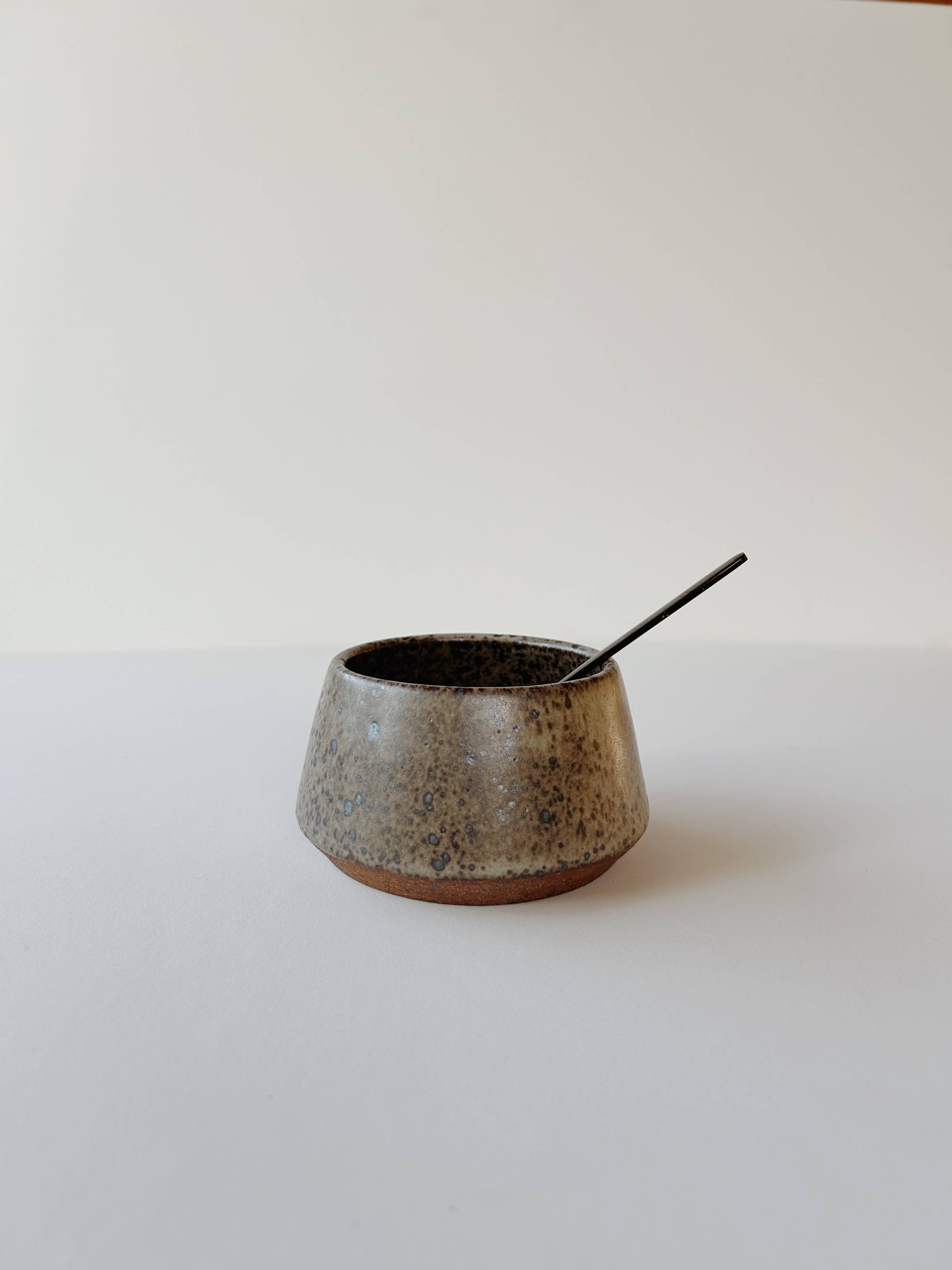 Stonewall  Salt Bowl and Spoon 