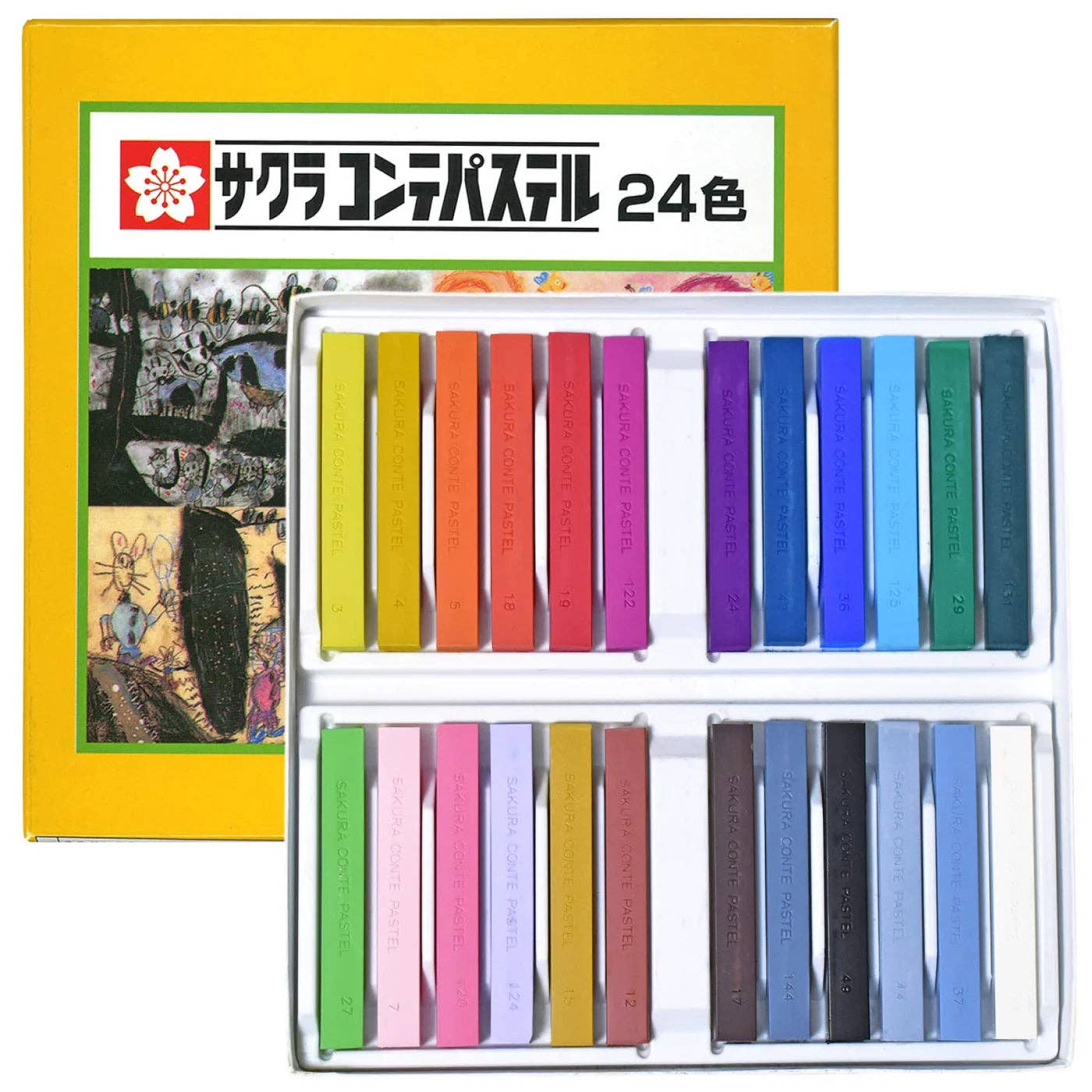 Cray-pas 24 piece Conte Pastel Set