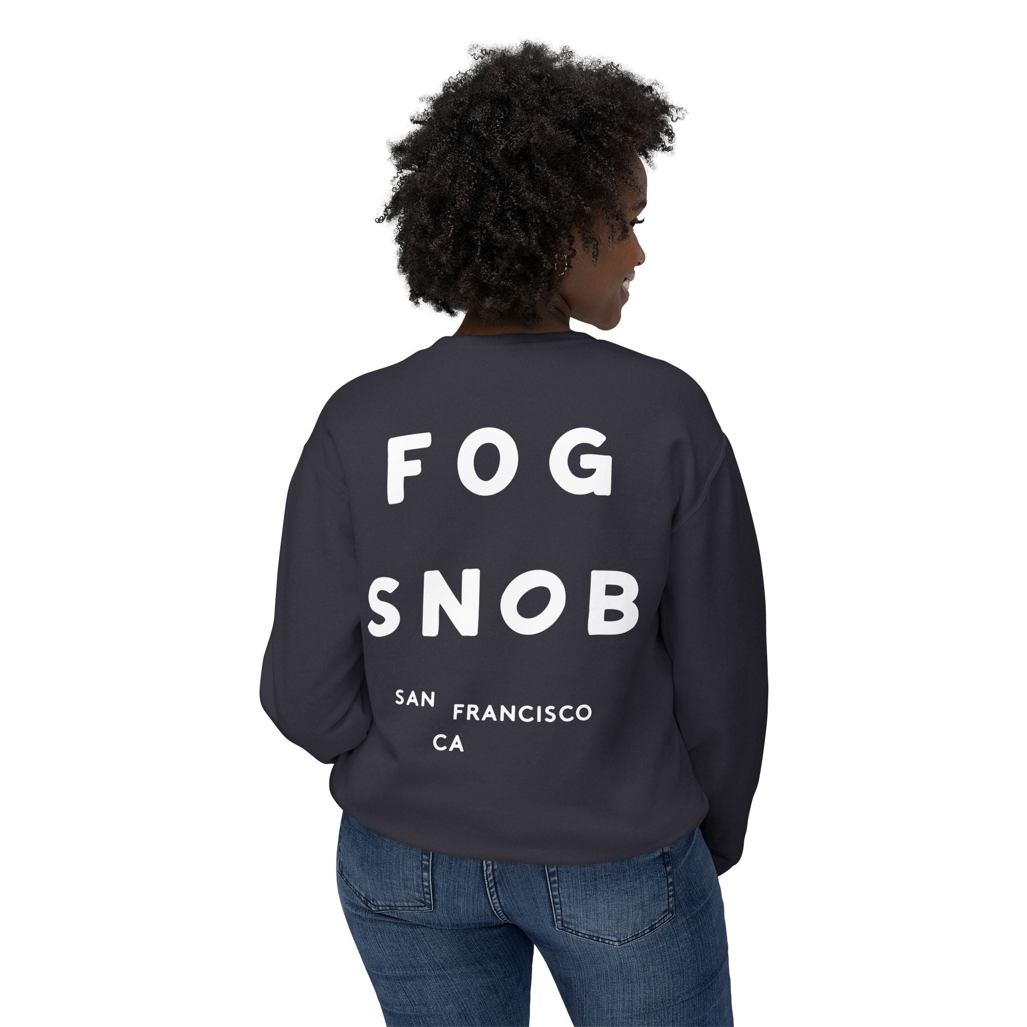 Fog Snob | Unisex Adult Cotton Crewneck Sweatshirt