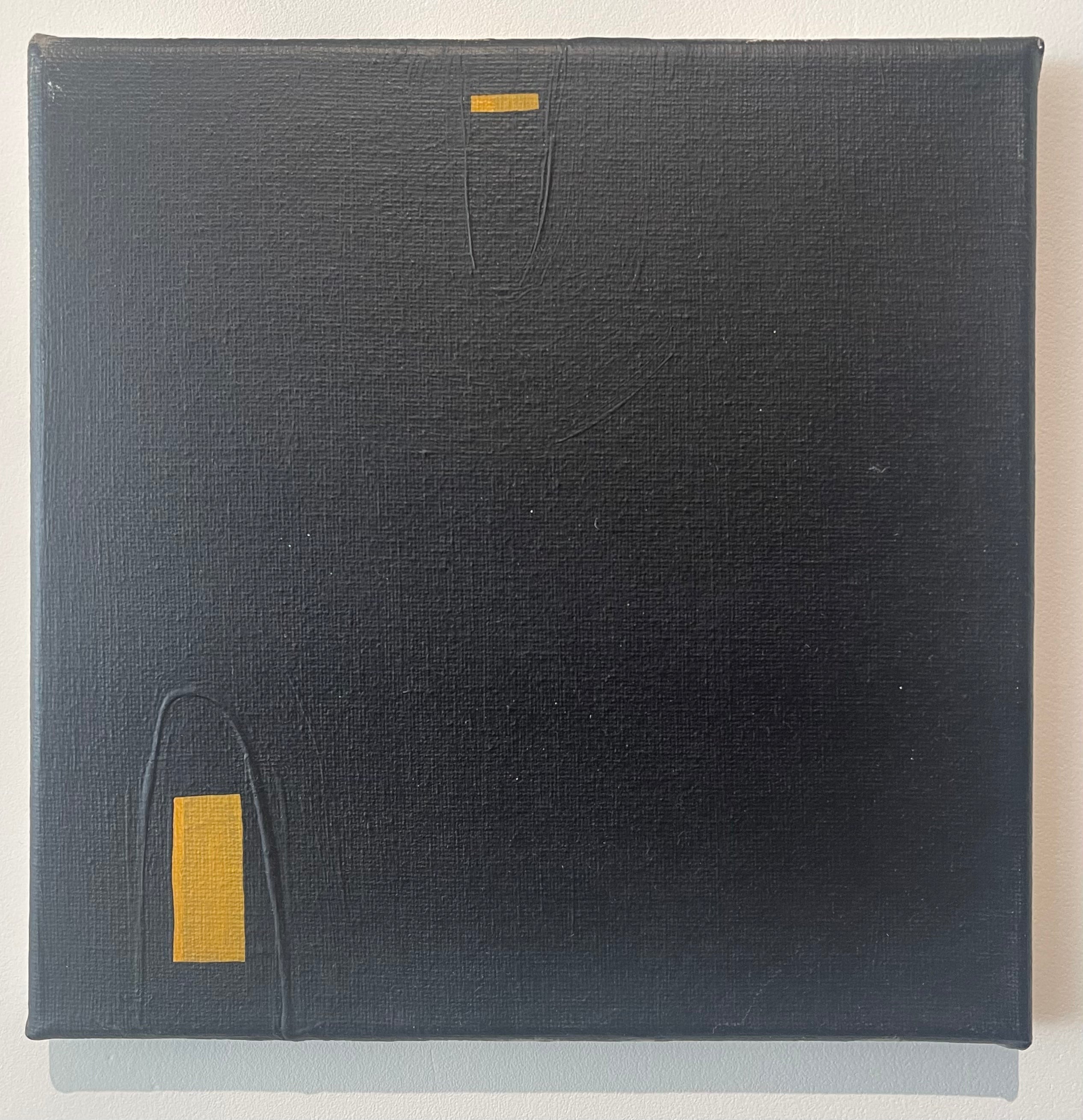 Artwork "Door Black" - 8"x8"