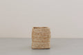 Square Tabletop Basket - natural jute