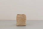 Square Tabletop Basket - natural jute
