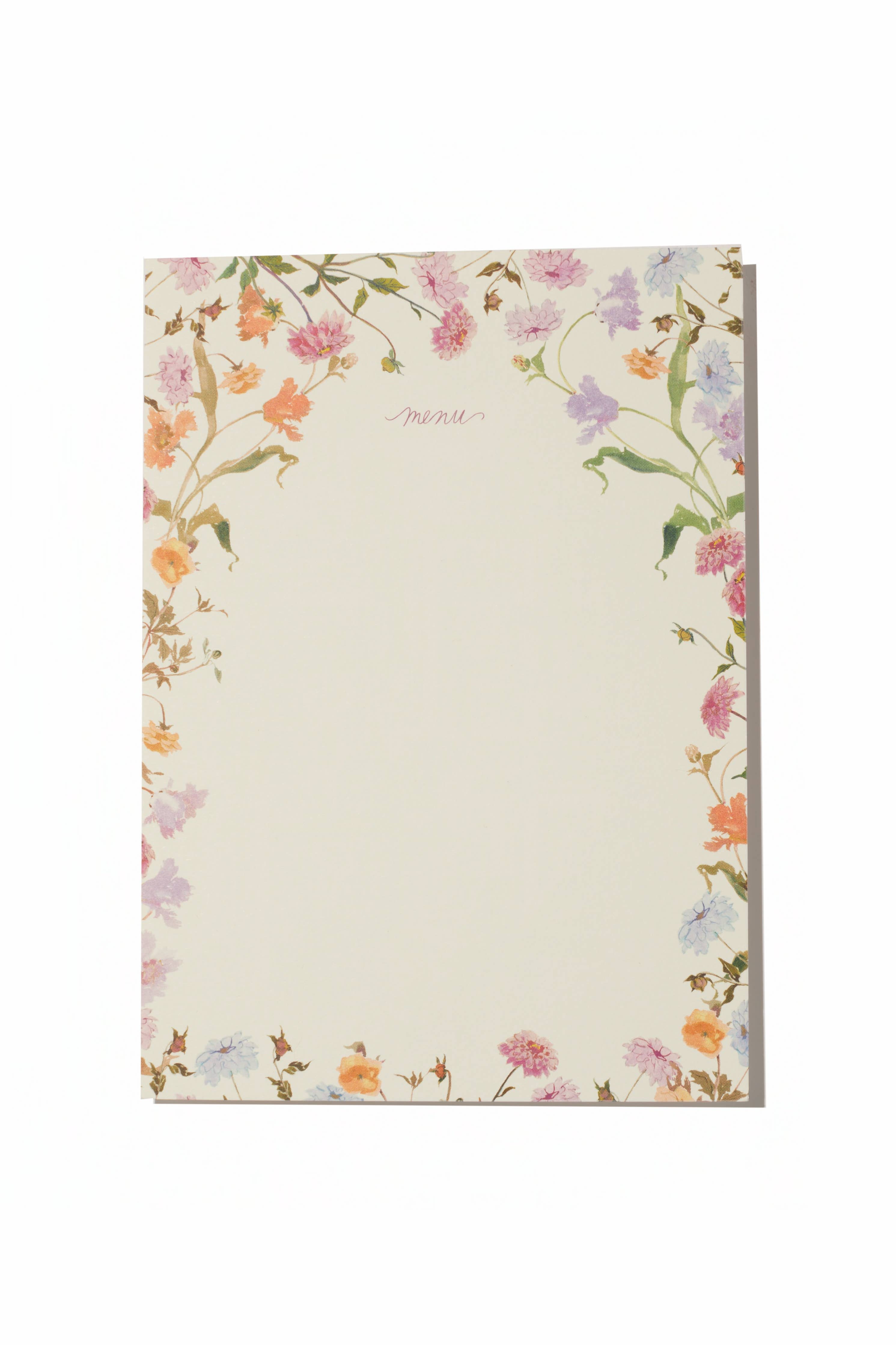 Menu & Placecard Set of 6