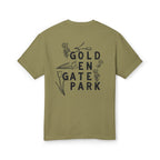 Golden Gate Park Sketch | Unisex T-Shirt | Gold-en Gate Park Flowers