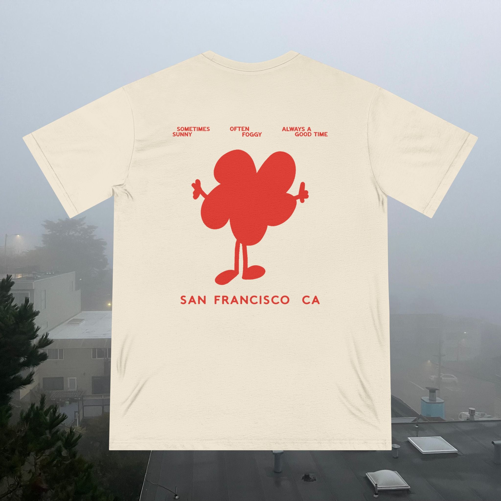 Certified Fog Snob | Unisex Organic Cotton T-Shirt | San Francisco Fog Graphic Tee
