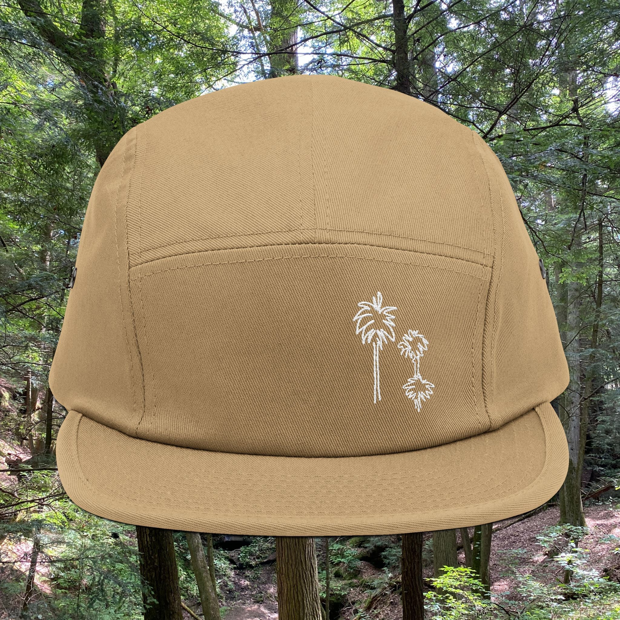 Certified Fog Snob | Adult Embroidered Cotton Hat | Palm Trees