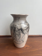 Ceramic Vase - Horsehair raku Vase