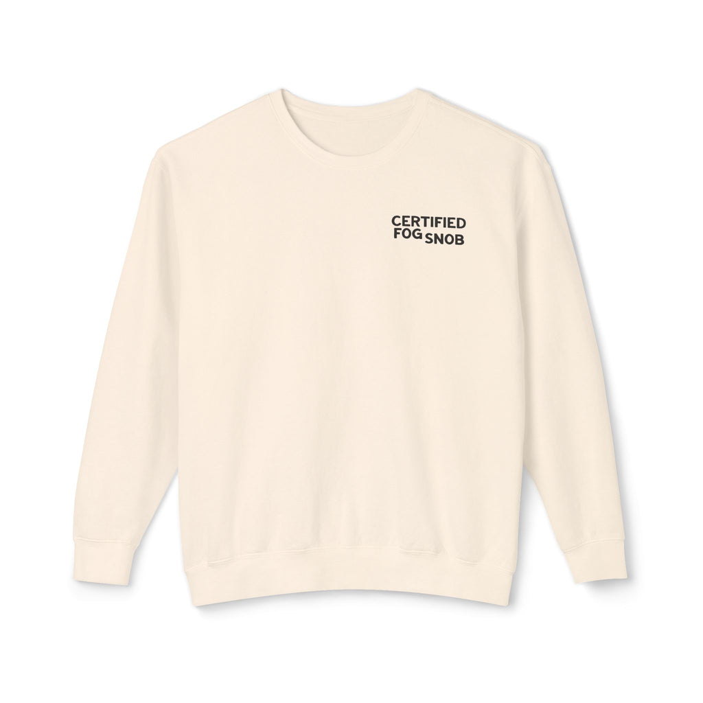 Certified Fog Snob | Adult Unisex Crewneck Sweatshirt | Crosstown Trail