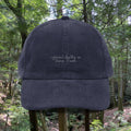 Ueno Park | Corduroy Embroidered Hat |  "I Forest Bathe in Ueno Park"
